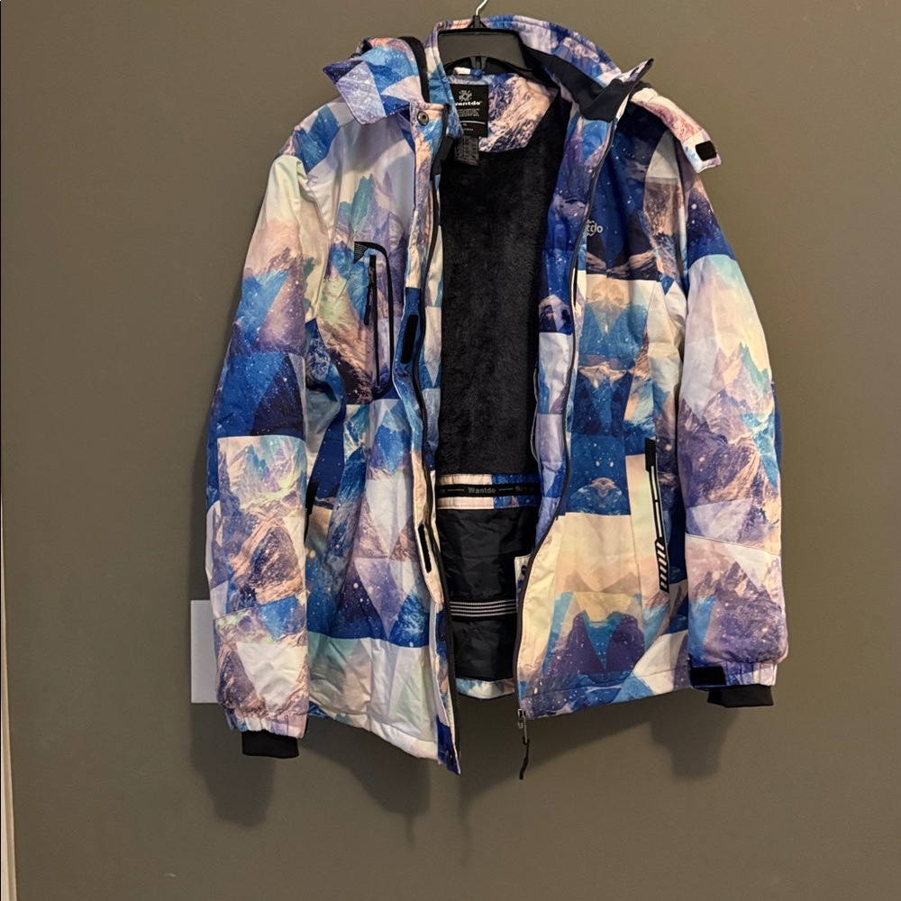 Colorful Geometric Patterned Jacket